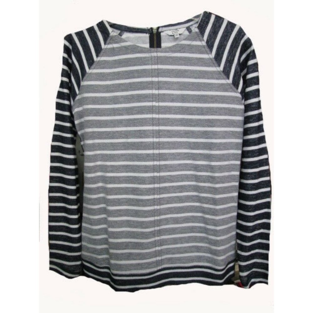 Crown & Ivy long sleeve stripe shirt SIZE XSMALL